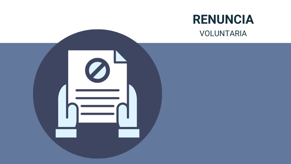 CUATRO RENUNCIAS VOLUNTARIAS ANUALES